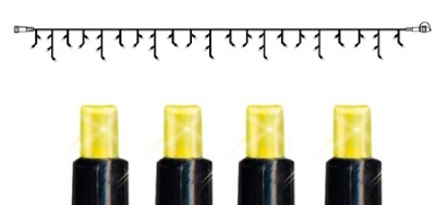 Mynd af System 24 icicle extra 49 light 3x0,4m warm white