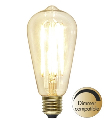 Mynd af DecoDecoration LED Clear E27 2200K 320lm Dimmer comp.