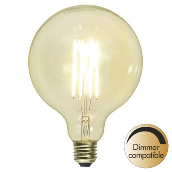 Mynd af Decoration LED Clear G125 E27 2100K 320lm Dimmer comp.