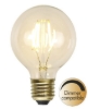 Mynd af Decoration LED filament bulb G80 E27 1,5W(=15W) 2100K 140lm Dimmer comp.