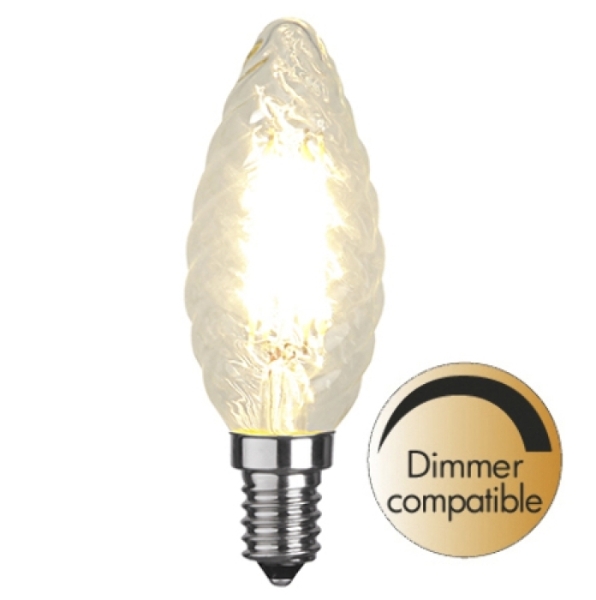 Mynd af Illumination LED Twisted filament bulb E14 2700K 420lm Dimmer comp.
