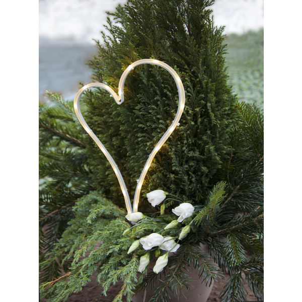 Mynd af Leiðishjarta  39 cm. fyrir rafhlöðu