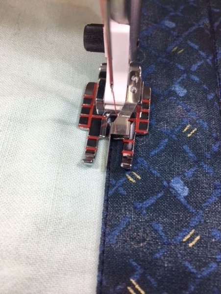 Mynd af Bútasaumsfótur 1/4" m/miðjustýringu Husqvarna *