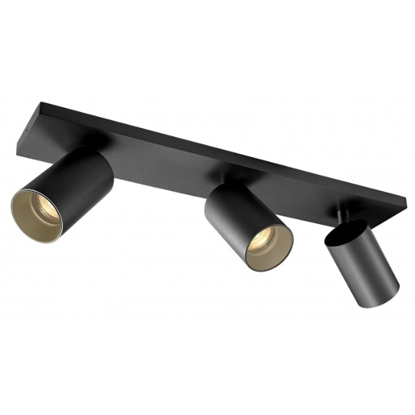 Mynd af spotOn 3 Gu10 Svartur