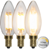 Mynd af LED LAMP E14 C35 SOFT GLOW 3 STEP