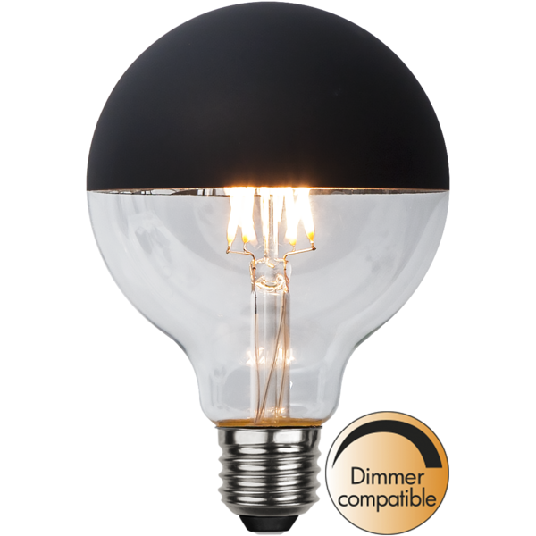 Mynd af E27 2,8W Svört 260lm