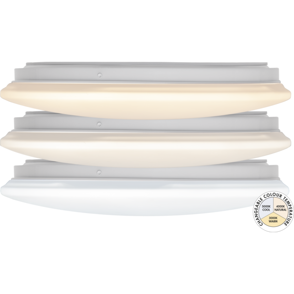 Mynd af LED Taklampa ø33cm  3 ljóslitir