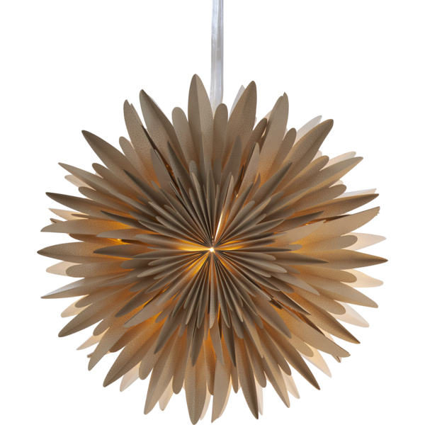 Mynd af Drapplituð pappírsstjarna 60 cm.