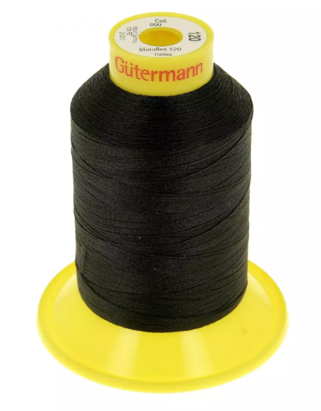 Mynd af Maraflex svartur teygjutvinni 1500m