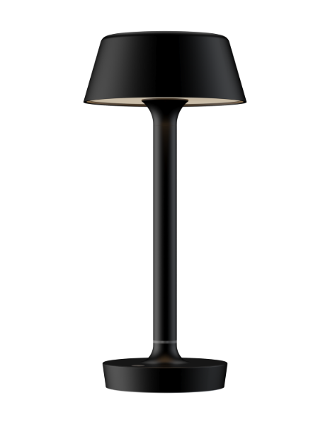 Mynd af Companion svartur hleðsluborðlampi