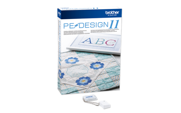 Mynd af PE-Design 11 útsaumsforrit fyrir BROTHER PR útsaumsvélar SÉRPÖNTUN