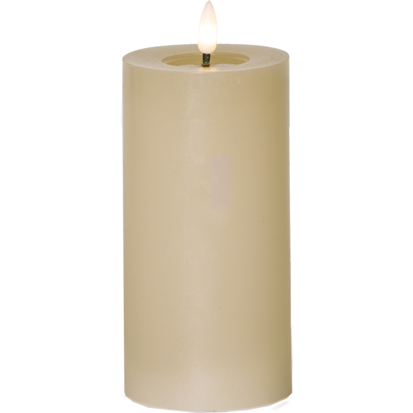 Mynd af Pillar kerti 12,5cm beige