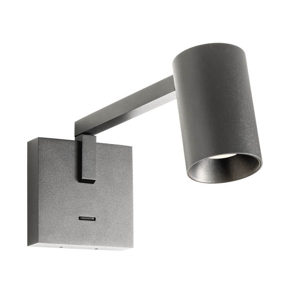 Mynd af Rolf vegglampi svartur