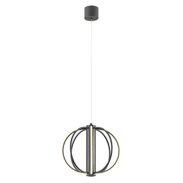 Mynd af Moss hangandi ljós svart