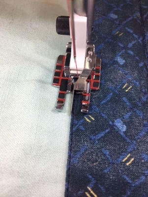 Mynd af Bútasaumsfótur 1/4" m/miðjustýringu Husqvarna *