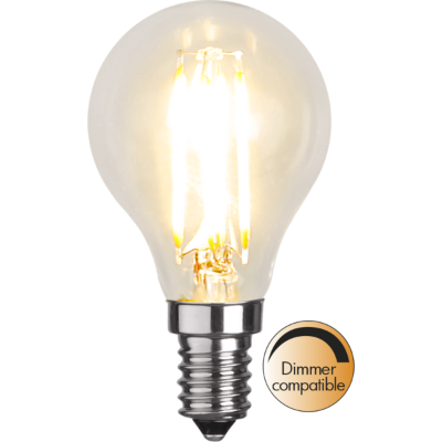 Mynd af E14 kúla 4,2W LED 420Lm glær Dimma