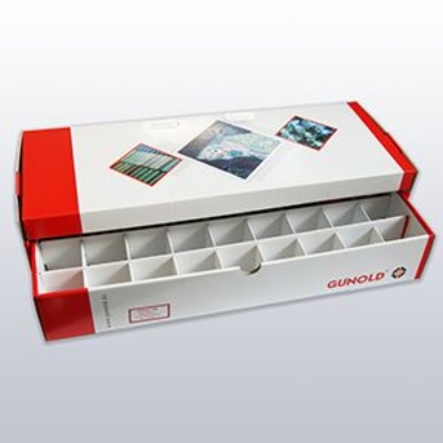 Mynd af Kassi með skúffu fyrir 27 miniking kefli