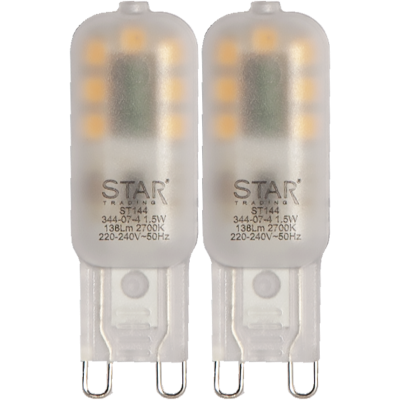 Mynd af G9 1,8W 140lm LED (2stk)