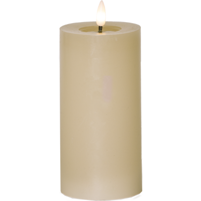 Mynd af Pillar kerti 12,5cm beige