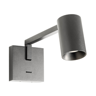 Mynd af Rolf vegglampi svartur